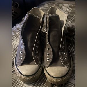 Gray High Top Converse